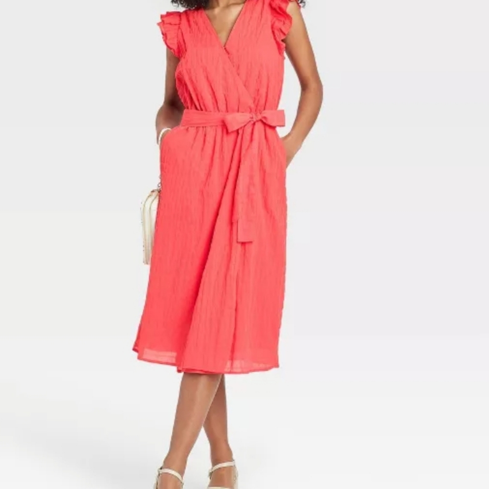 Ruffle Short Sleeve Dress - A New Day